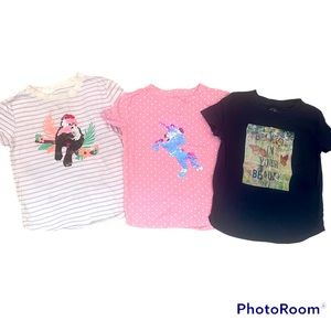 Wonder Nation Girl Sequin Tshirt Bundle Bin 1